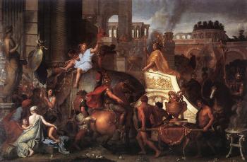 夏爾 勒 佈倫 Entry of Alexander into Babylon